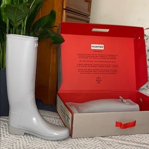 ☆gray hunter boots
